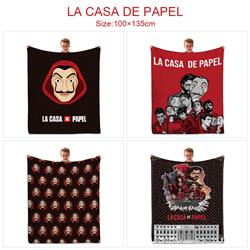 La casa de papel blanket 100*135cm