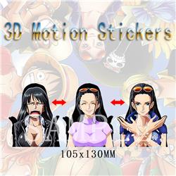 one piece anime 3d sticker