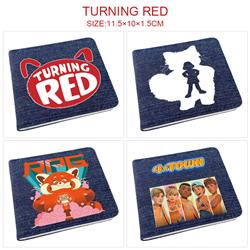 Turning Red anime wallet