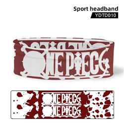 one piece anime sweatband