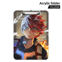 my hero academia anime folder 21.5*30.5