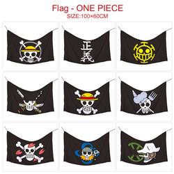 one piece anime flag