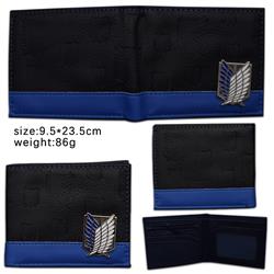 attack on titan anime wallet