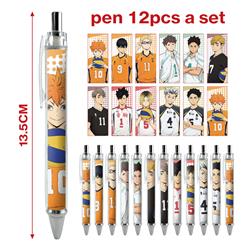 haikyuu anime pen 12pcs a set