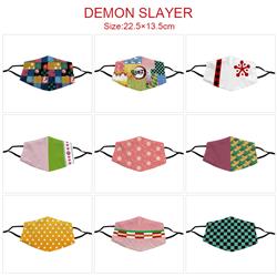 demon slayer kimets anime mask for 5pcs