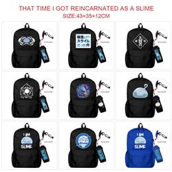 That Time I Got Reincarnated as a Slime anime bag+Small pencil case set