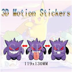 pokemon anime 3d sticker