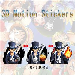 one piece anime 3d sticker
