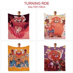 Turning Red anime blanket 100*135cm