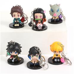 demon slayer kimets anime Keychain price for a set 6cm
