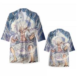 One piece anime bathrobe