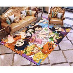 demon slayer kimets anime carpet