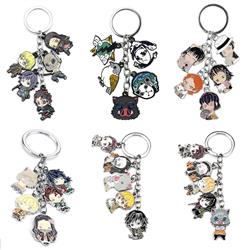 demon slayer kimets anime keychain