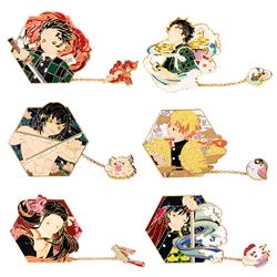 demon slayer kimets anime badge