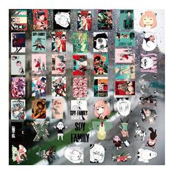 SPY×FAMILY anime 3D sticker price for a set of 52pcs