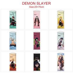 demon slayer kimets anime wallscroll 25*70cm price for 5 pcs