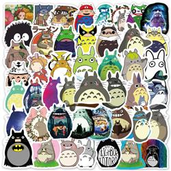 TOTORO anime waterproof stickers (50pcs a set)