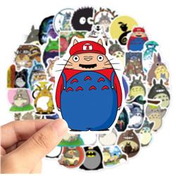 TOTORO anime waterproof stickers (50pcs a set)