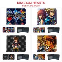 Kingdom Hearts anime wallet 11.5*9.5*2cm