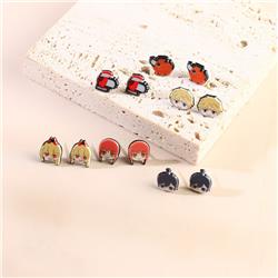 chainsaw man anime earing