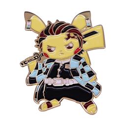 demon slayer kimets anime Brooch
