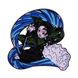 demon slayer kimets anime Brooch