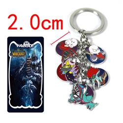 warcraft anime keychain