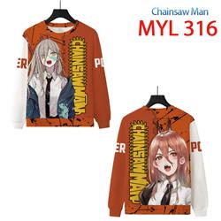 chainsaw man anime hoodie