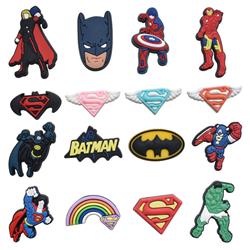 Avengers anime rubber shoe sticker price for 100pcs