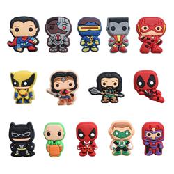Avengers anime rubber shoe sticker price for 100pcs