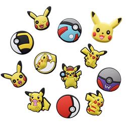 Pokemon anime rubber shoe sticker price for 100pcs