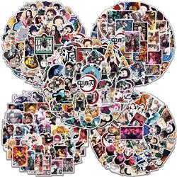 demon slayer kimets anime waterproof stickers (50pcs a set)