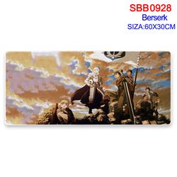 Berserk anime Mouse pad 60*30cm
