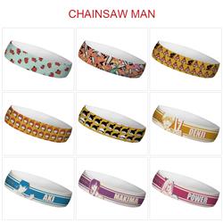 chainsaw man anime sweatband