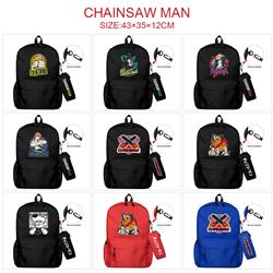 chainsaw man anime bag+Small pencil case set