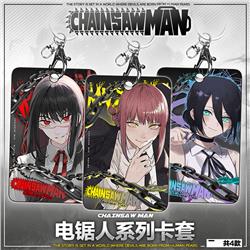 chainsaw man anime ferrule keychain