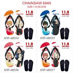 chainsaw man anime flip flops shoes slippers a pair
