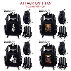 Attack On Titan anime bag 46*35*14cm