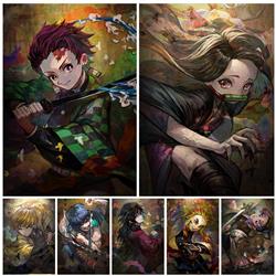 demon slayer kimets anime painting 30x40cm(12x16inches)