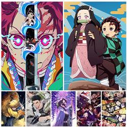 demon slayer kimets anime painting 30x40cm(12x16inches)