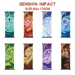 Genshin Impact anime wallscroll 60*170cm