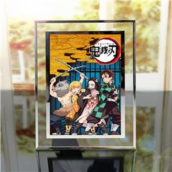 demon slayer kimets anime Crystal photo frame