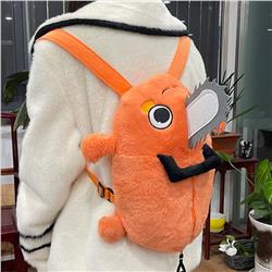 chainsaw man anime plush bag