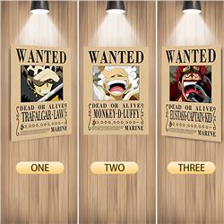 One piece anime 3d poster