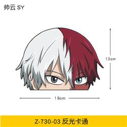 My Hero Academia anime car sticker