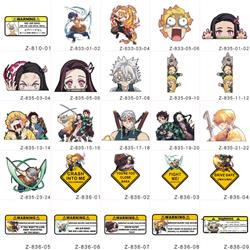 demon slayer kimets anime car sticker
