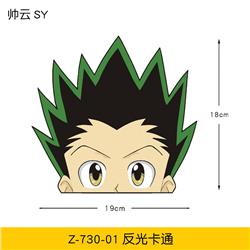 Hunter x Hunter anime car sticker