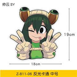 My Hero Academia anime car sticker