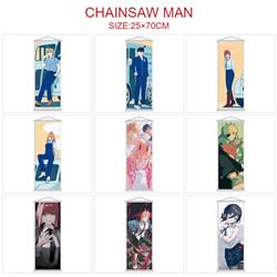 chainsaw man anime wallscroll 25*70cm price for 5 pcs