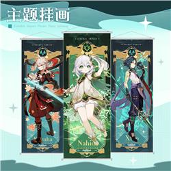 Genshin Impact anime wallscroll 25*75cm
